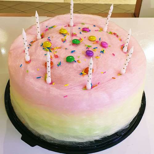 Cotton Candy Cake